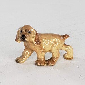 Hagen Renaker Cocker Spaniel Puppy Walking Miniature Dog Figurine *Flaw*